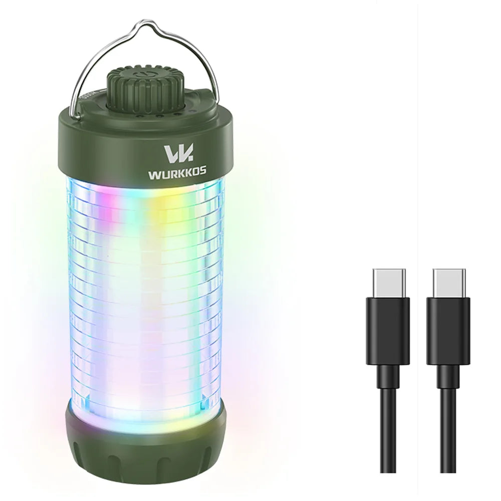 Wurkkos CL01 Shipped locally for lightning-fast delivery Camping Lantern 550LM Rechargeable LED Flashlight Mini Magnetic Lamp