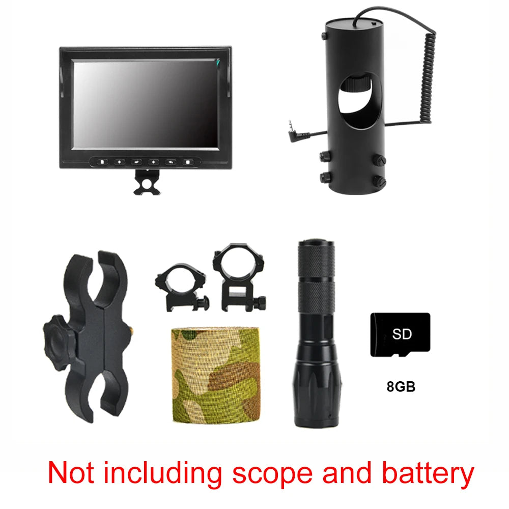 Night Vision Riflescope Hunting Scopes Optics Sight Tactical 850nm Infrared LED IR Waterproof Night Vision Hunting Camera