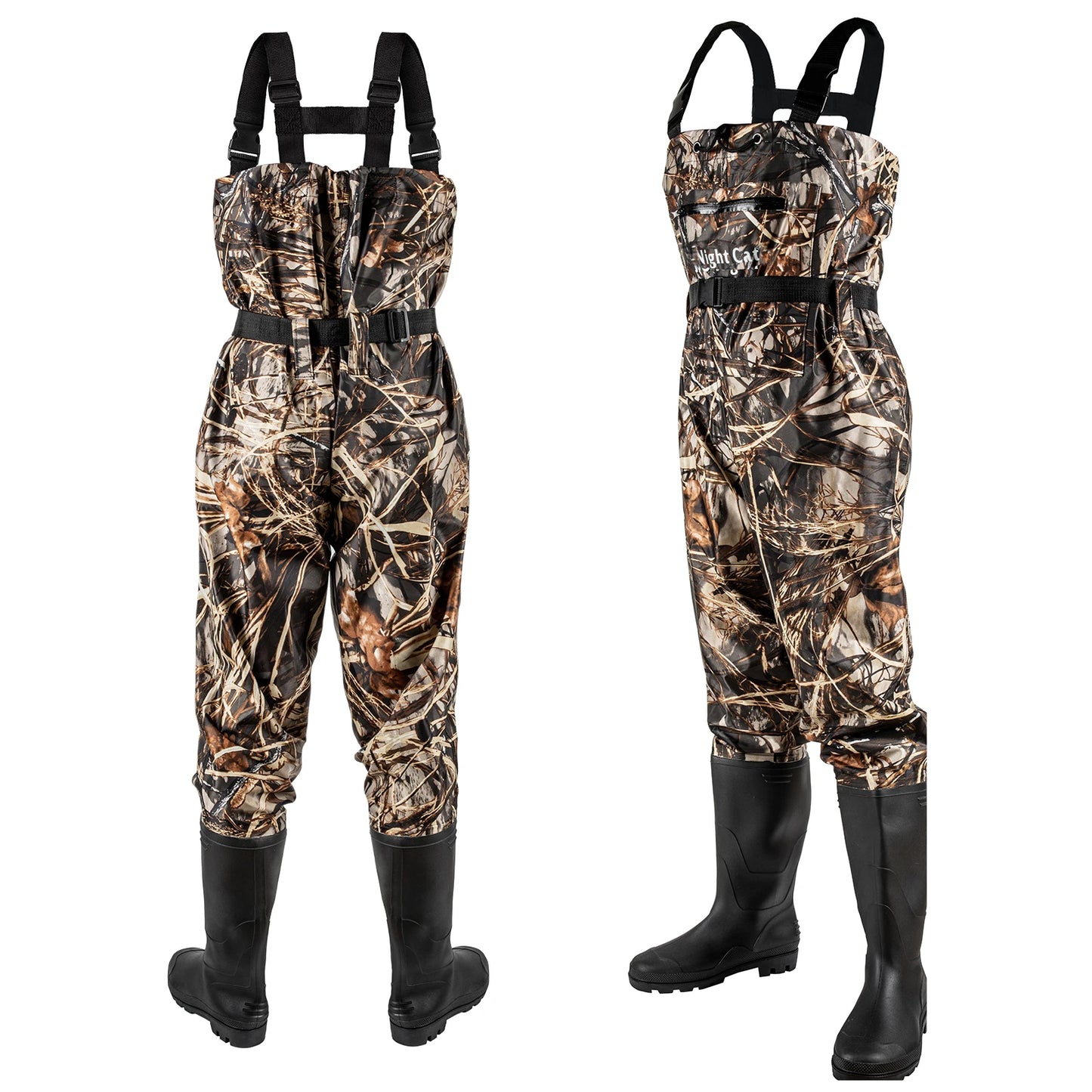 Waders Men with Boots for Fishing Waterproof Chest Wader Nylon & PVC Hunting Well