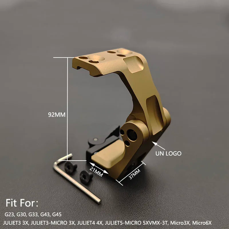 FAST OMNI FTC Magnifier Mount Optic Base Tactical G33 G43 G45 551 552 553 558 2.26"2.91"Optical Height Sight Scope Mounts