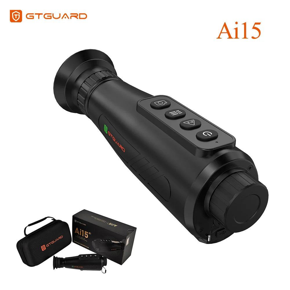 New thermal imaging outdoor Boating Camping Fishing Hunting Firefighting Surveillance GTGUARD Ai15 with HD sensor resolution