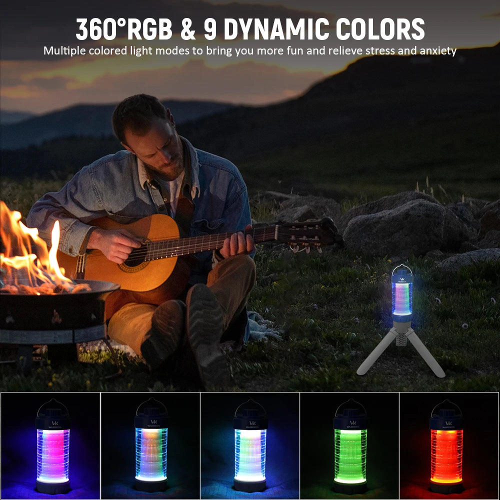 Wurkkos CL01 Shipped locally for lightning-fast delivery Camping Lantern 550LM Rechargeable LED Flashlight Mini Magnetic Lamp