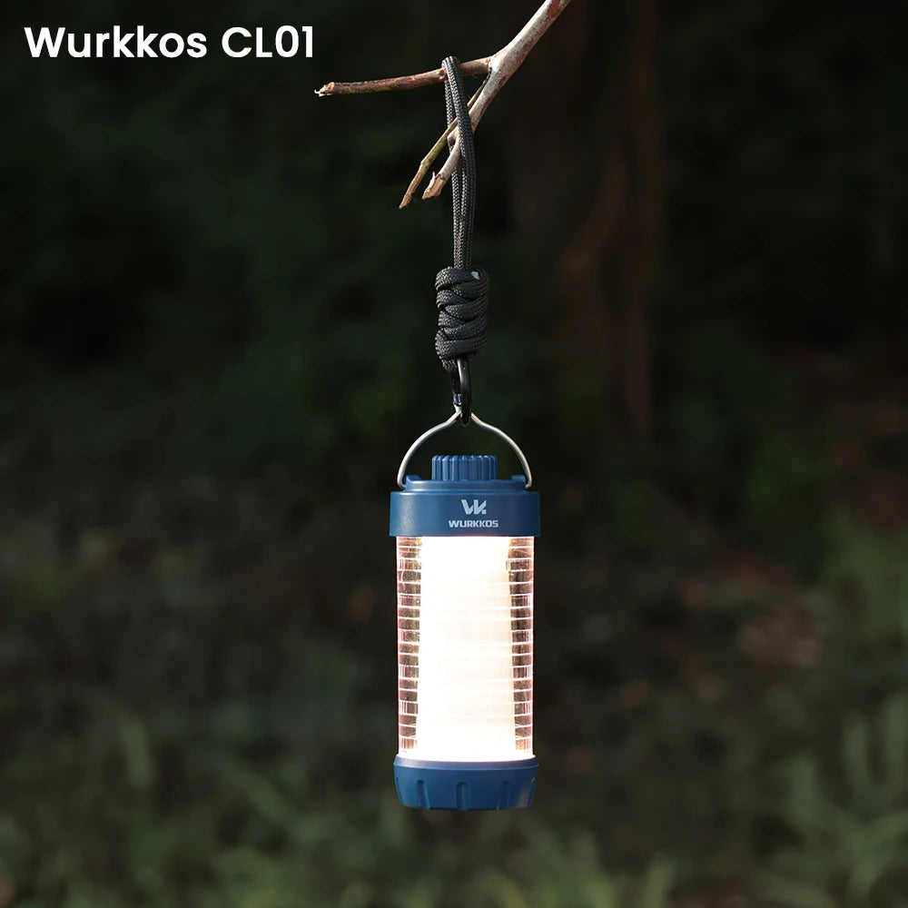 Wurkkos CL01 Shipped locally for lightning-fast delivery Camping Lantern 550LM Rechargeable LED Flashlight Mini Magnetic Lamp