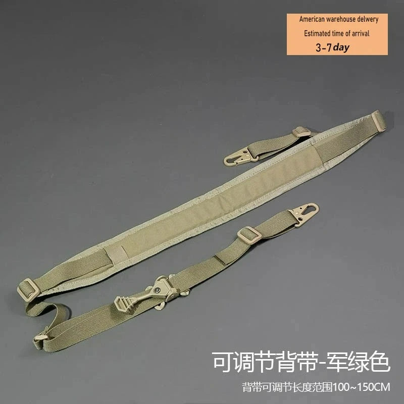 Tactical QD Quick Release Sling Shoulder Strap Gun 2 Points Connect Adjustable Rifle Strap Outdoor Camping Accessories