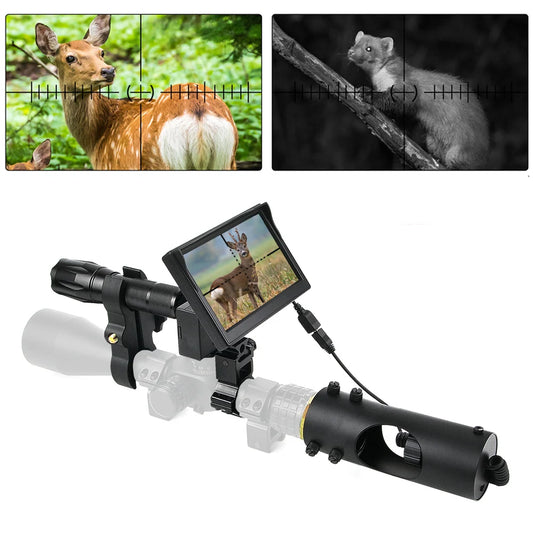Night Vision Riflescope Hunting Scopes Optics Sight Tactical 850nm Infrared LED IR Waterproof Night Vision Hunting Camera