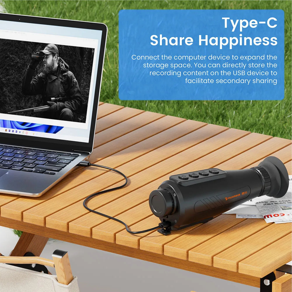 New thermal imaging outdoor Boating Camping Fishing Hunting Firefighting Surveillance GTGUARD Ai15 with HD sensor resolution