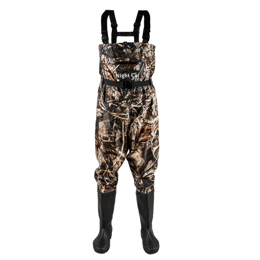 Waders Men with Boots for Fishing Waterproof Chest Wader Nylon & PVC Hunting Well