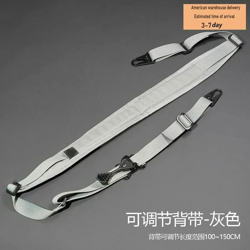 Tactical QD Quick Release Sling Shoulder Strap Gun 2 Points Connect Adjustable Rifle Strap Outdoor Camping Accessories