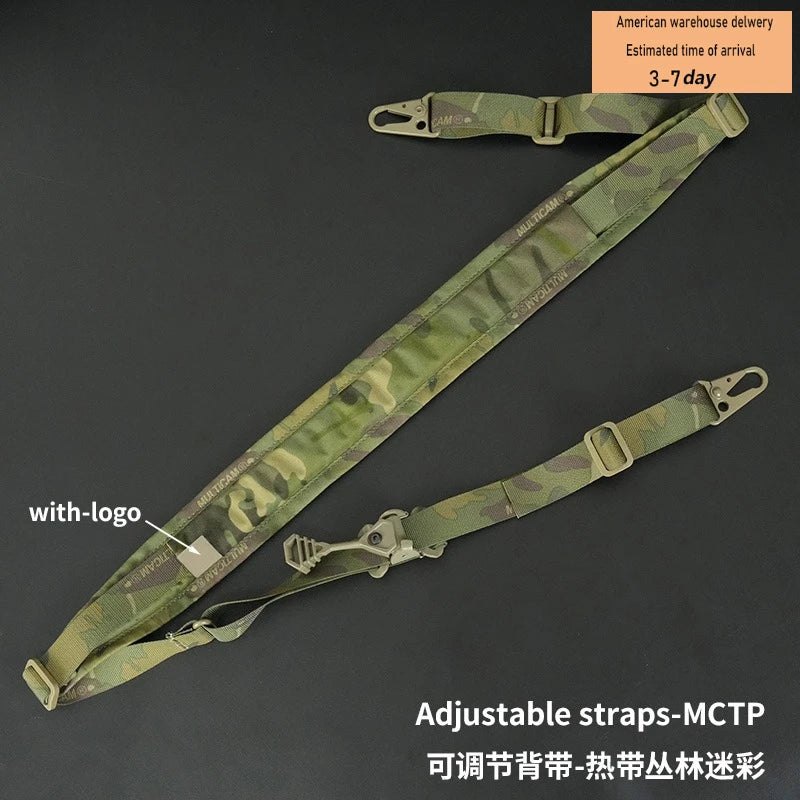 Tactical QD Quick Release Sling Shoulder Strap Gun 2 Points Connect Adjustable Rifle Strap Outdoor Camping Accessories