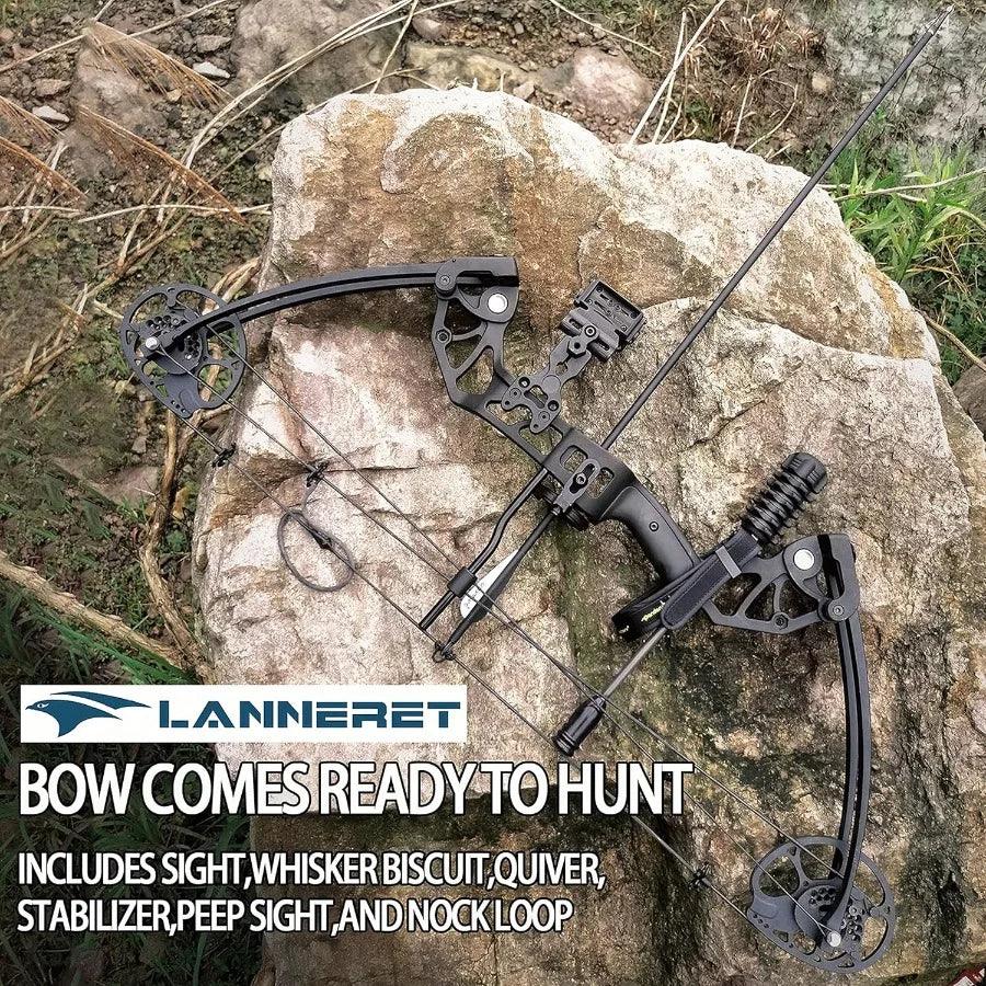 Adjustable RightHand Compound Bow and Archery Set for Adults and Beginners with 070 lbs Draw Weight Ideal for Hunting and Targe