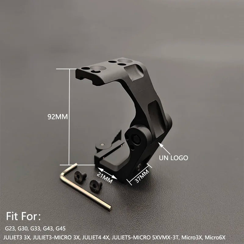 FAST OMNI FTC Magnifier Mount Optic Base Tactical G33 G43 G45 551 552 553 558 2.26"2.91"Optical Height Sight Scope Mounts