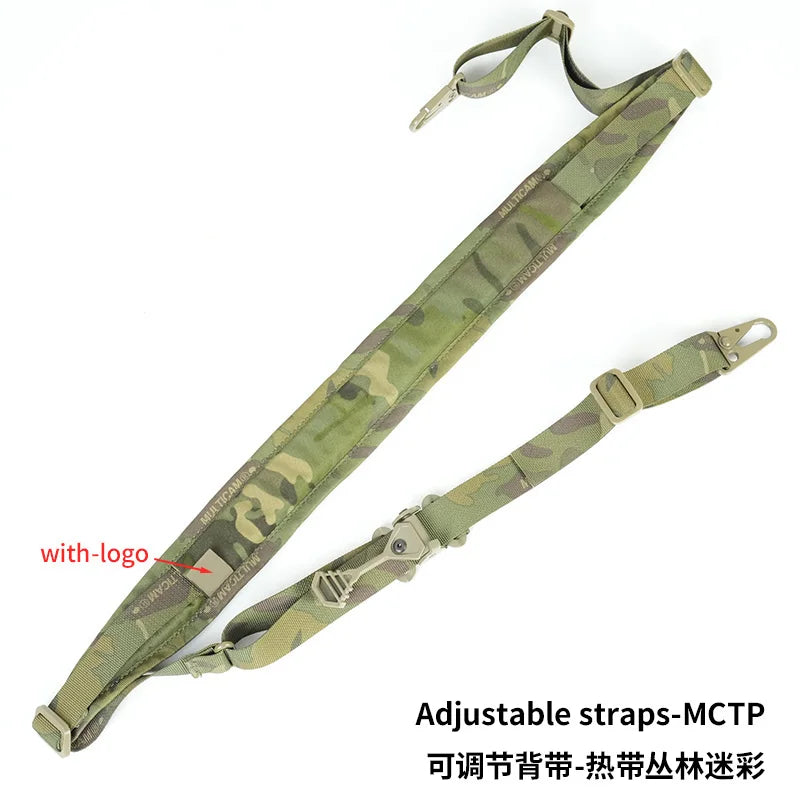 Tactical QD Quick Release Sling Shoulder Strap Gun 2 Points Connect Adjustable Rifle Strap Outdoor Camping Accessories