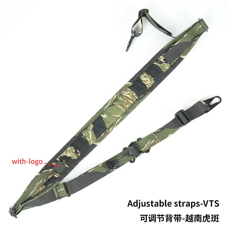 Tactical QD Quick Release Sling Shoulder Strap Gun 2 Points Connect Adjustable Rifle Strap Outdoor Camping Accessories